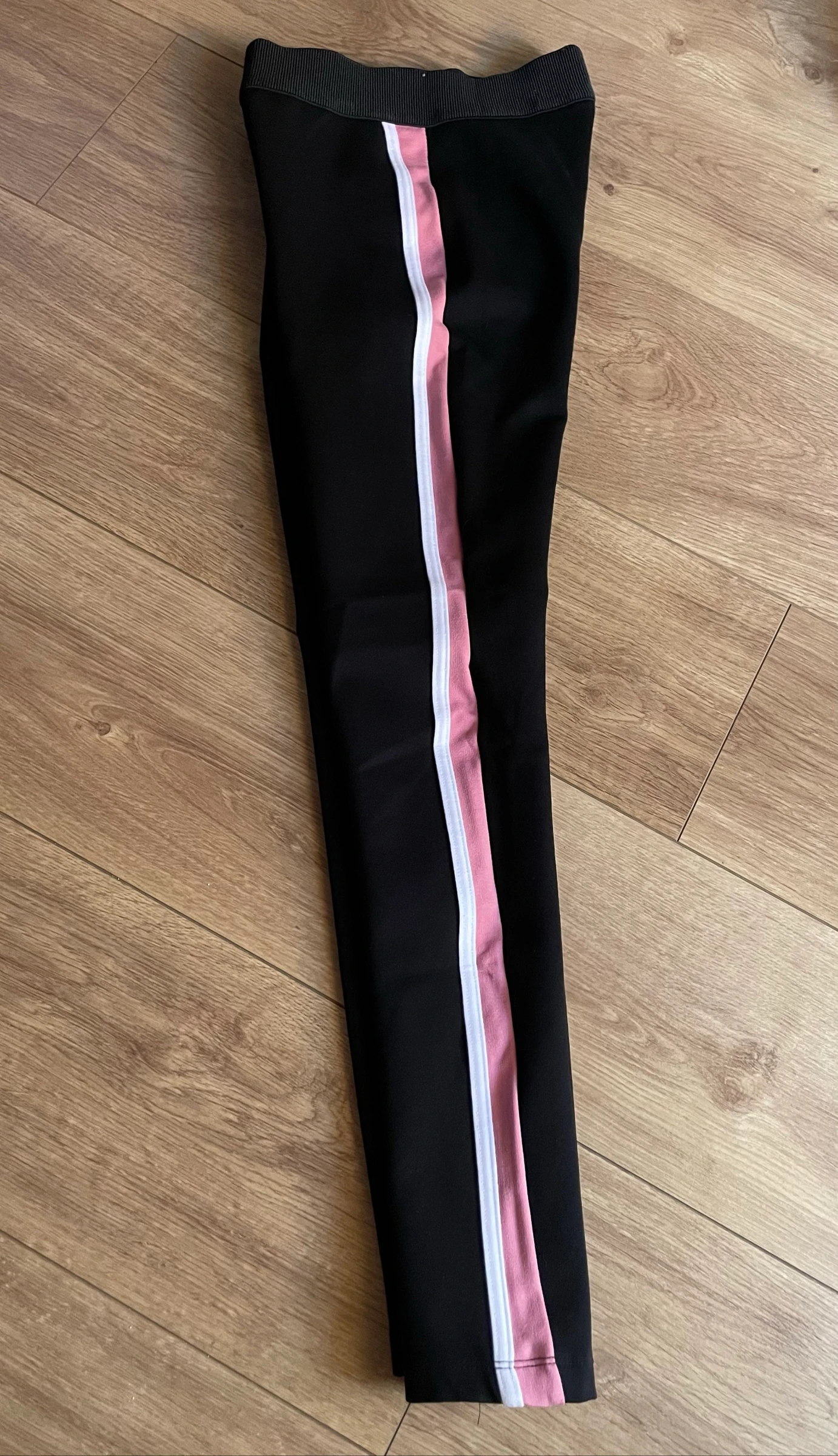Leggings pretos com faixa lateral Zara – photo 4